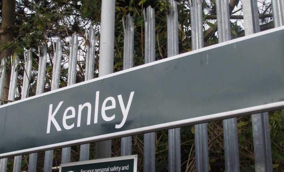 Kenley Station Sign