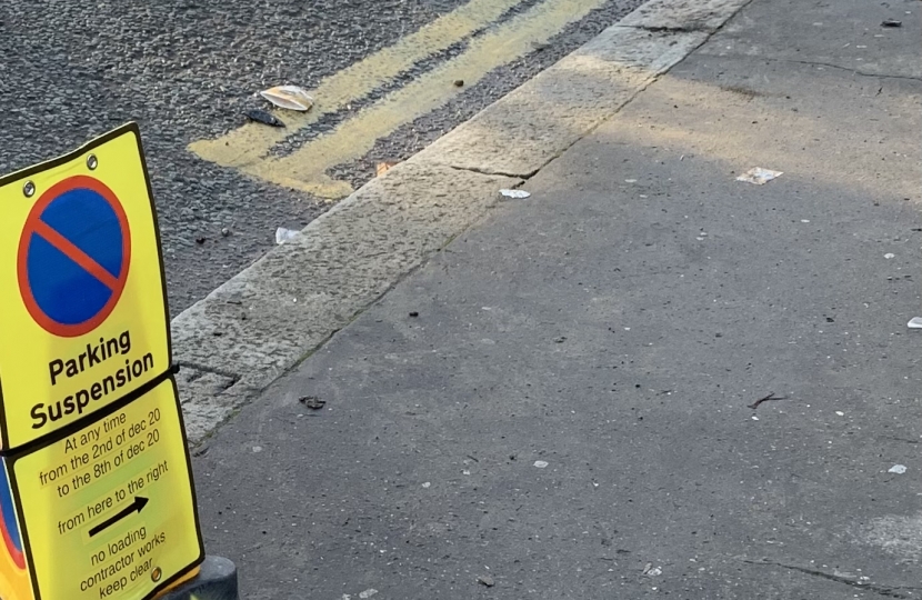 Signing the wrong way in St Augustine’s Ave