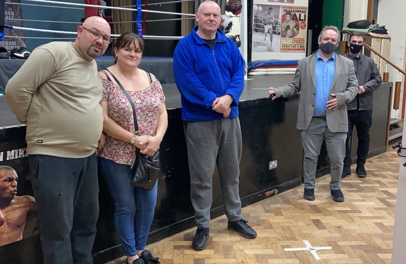 Andy meets with New Addington Boxing Club and Play Place