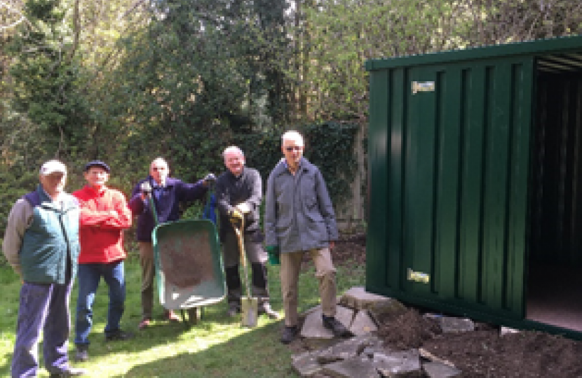 New Storage Unit  funded by Sanderstead Councillors