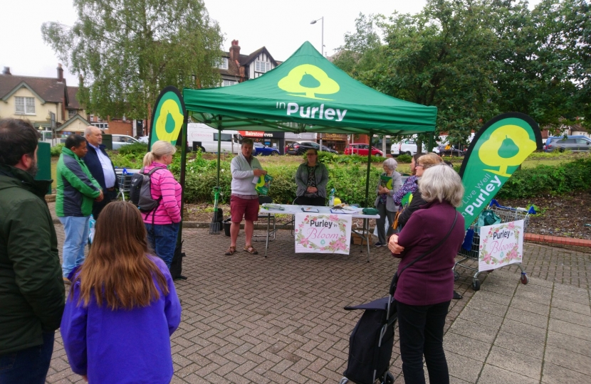 launch of Purley in Bloom campaign
