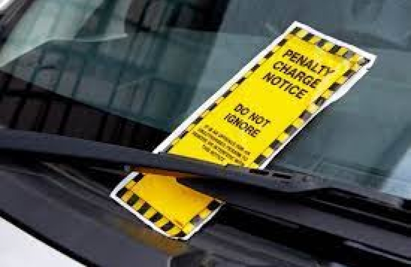 Photo of parking ticket