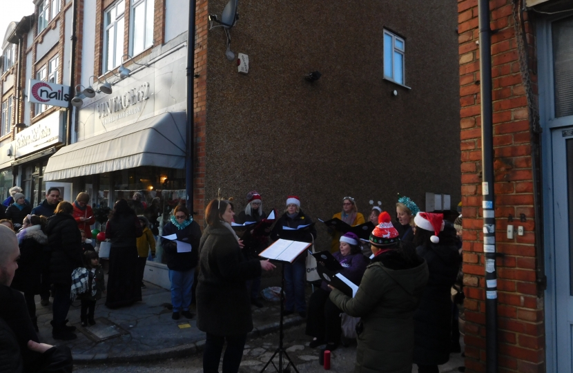 Selsdon Christmas Market carol singers