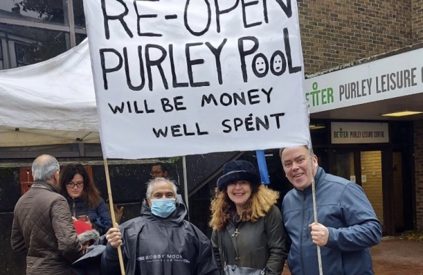 Purley Pool Protest