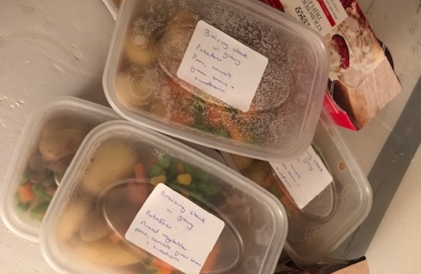 Prepared meals for the Somewhere Safe to Stay Hub