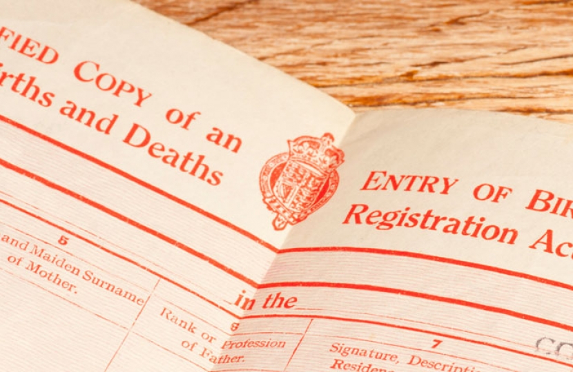 Birth certificate registration croydon