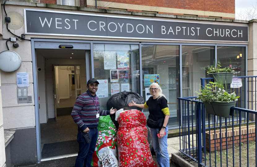 Donation to Croydon Refugee day centre