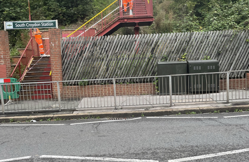 Network Rail improvements to steps to South Croydon Station