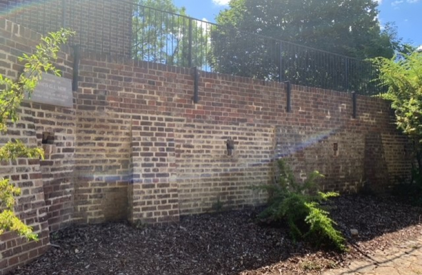 Library Wall Repointed