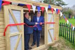 Mayor's cut the tape at Monks Hill Men's Shed