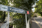 Kenley station sign and approach