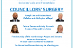 Surgery times and councillors