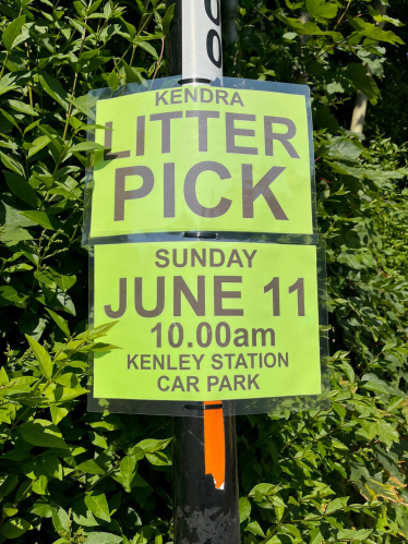 litter pick 11th June 2023